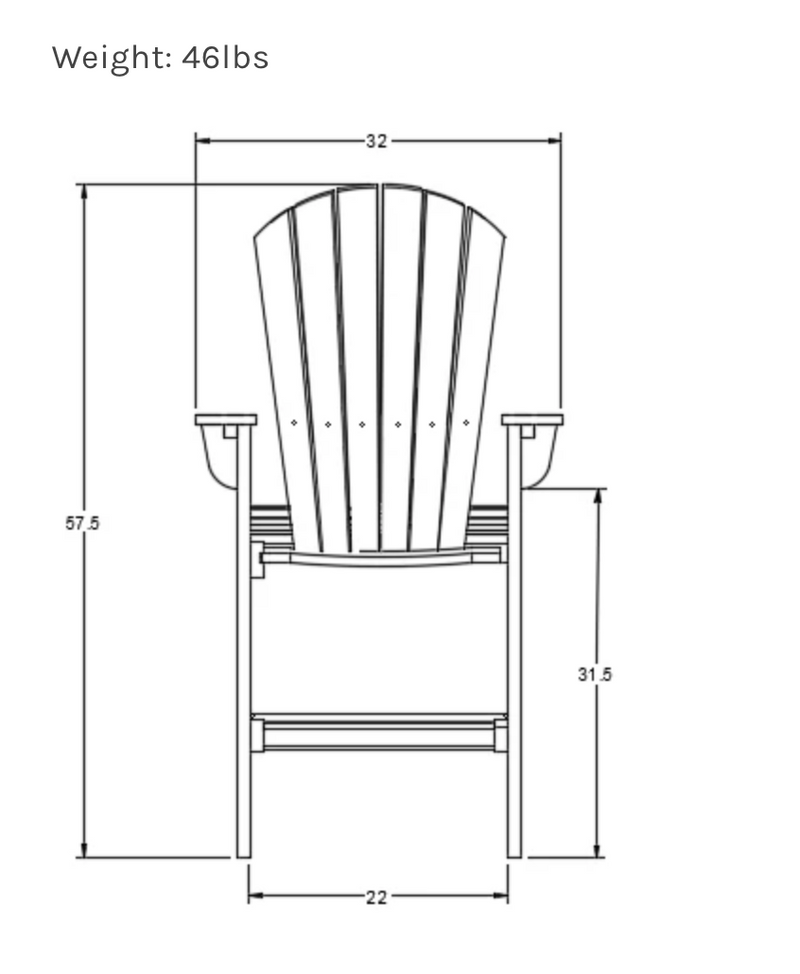 Polymer Bar Chair