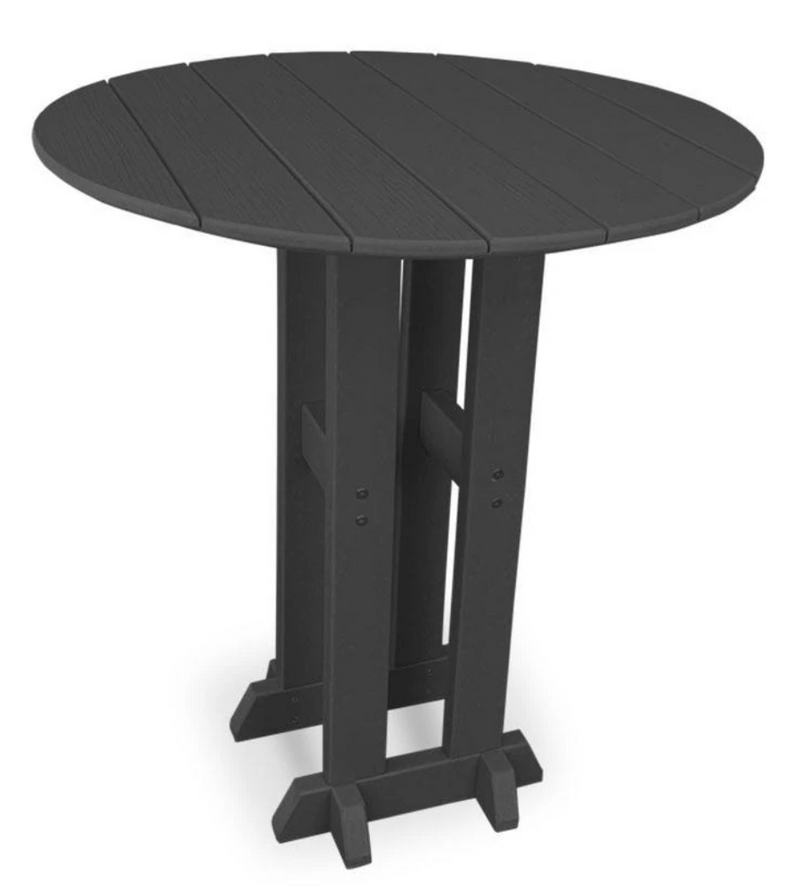 Polymer 36" Round Bar Table
