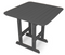 QS Polymer 44" Square Bar Table