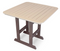 QS Polymer 44" Square Bar Table